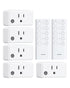 Remote Control Outlet, 200FT Long Range Wireless Light Switch, Mini Remote Outlet
