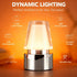 7 RGB Table Lamp Color Changing with USB Rechargeable, Acrylic Lampshade, Color Modes - Gentle Lighting, Portable
