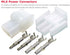 2-Pin Molex 2.13mm (.084") Connector Kit, 14-20 AWG Arcade Pinball (3-Set)