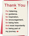 FANCYLUCKY Thank You Card, Appreciation Card for Teachers Mentors Colleagues Friends Family, Thank