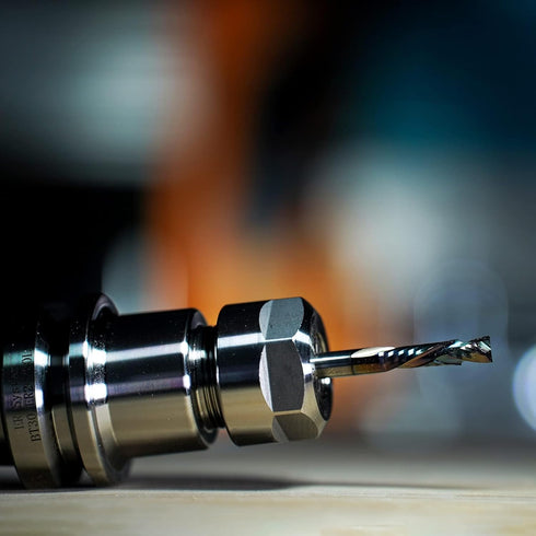 1/4 Inch 1 Inch SpeTool Compression Router Bits Shank Cutting Length with Coated Carbide Spiral Up Down CNC Router Bit