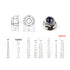 M4 Nylon Lock Nut, 304 Stainless Steel Flange Nut Inserts, Hex Lock Nuts (Pack of 50)
