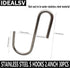 30 Pcs Stainless Steel Heavy Duty S Hooks, 2.4 Inch S Shaped Hooks for Hanging Pots and Pans
