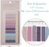 Sticky Tabs, 800 Pcs for Book, Colorful 40 Colors Translucent Annotation Tabs, Writable Page Tabs