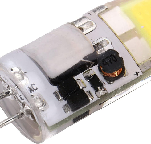 G4 Bulb 5W 600LM 12V Bulb 4.2x1.3cm 60006500K) Fafeicy LED COB AC/DC Ceiling Lamp for Chandelier, Desk Lamp, Wall
