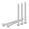 5/16" x 4-1/2" Hex Lag Bolts - 5 Pack for Woodworking and Furniture - 304 Stainless Steel Hexagon Head Screws