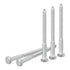 5/16" x 4-1/2" Hex Lag Bolts - 5 Pack for Woodworking and Furniture - 304 Stainless Steel Hexagon Head Screws