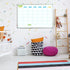 Lockways Dry Erase Calendar Whiteboard, Monthly White Board Calendar 36" x 24", Wall-Mounted Aluminum Framed Board