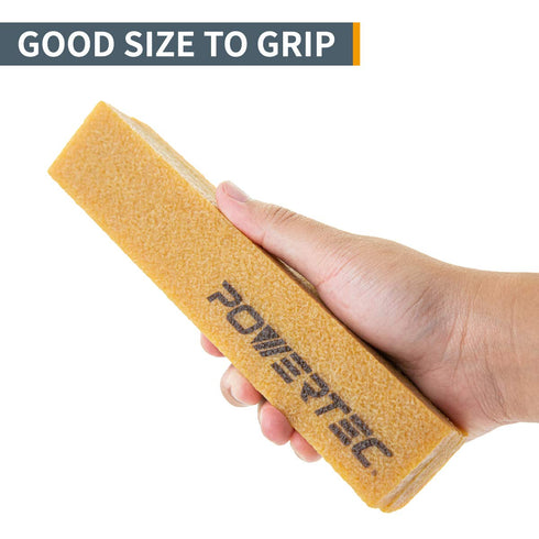 POWERTEC 71002-P2 Abrasive Cleaning Stick, Natural Rubber Eraser for Sanding Belts & Discs, 2PK