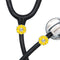 2 Pack Sunflower Bling Stethoscope Charms, Unique ID Name Tag for Doctor Nurse Gift