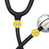 2 Pack Sunflower Bling Stethoscope Charms, Unique ID Name Tag for Doctor Nurse Gift