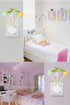 anso 3 Bulbs Night Light Light Sensor LED Mushroom Lamp Night Lamp Baby Home Bedsides (Grass)