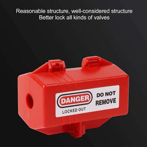 FILFEEL 4pcs Plastic Electrical Plug Lockout - Industrial Tool for Most Plugs and Shackle Diameter, ABS Material