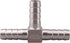 Stainless Steel 1/2" Hose Barb, 3 Way Tee T Shape Union Barbed Splitter Fitting