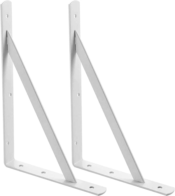 STARVAST 2 Pack Heavy Duty Shelf Brackets 15.7 x 9.8 inch, Floating Shelves