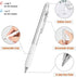 BAYTORY 8 Pcs Fine Point Erasable Gel Pens, 0.5mm Retractable Black and Blue Ink for Marking, Planner, Crossword Puzzles