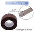 Waterproof Caulk Tape Sealant Strip, 1.5"W x 10.5'L PVC Sealing Tapes for Kitchen Bathroom Bathtub Countertop Toilet Sink (Brown)