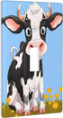 FGDFEPOXKL 1 Dairy Cow Light Switch Covers Decorative Single Toggle Wall Plate, Switchplate Electrical Faceplate, Gang