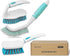 3 Pack Set, Scrub Brush Heavy-Duty Scrub Scrubbing Brushes for Cleaning, Grout Brush with Stiff Bristles Cleaning Brush