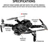 MightySkins Fiery Flow Vinyl Decal Wrap Cover for DJI Mini 2 Portable Drone | Unique, Durable, Easy to Apply, Remove |