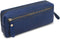 WONDERPOOL Pen Case Real Leather Pencil Pouch Markers Holder Big Capacity Bag