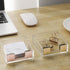Clear Acrylic Sticky Note Holder, Memo Pad Dispenser Box, Message Pad Storage for Office, Home, School, Business Card
