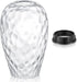 Teenyyou 1 Set Oval Glass Lamp Shade 9.25" High x 5.9" Diameter