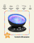 7 Bright Autism Calming Sensory Sea Lamp - Night Light Projector for Kids, Light Modes, Color Changing Music Player