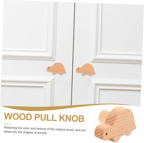 Alipis Cabinet Knob Cartoon Animal Dresser Pull Handle for Room Lightweight Cupboard Pulls with Screws for Wardrobe