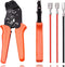Tnisesm SN-48B Ratcheting Wire Crimper Tools, AWG 26-16 (0.5-1.5mm ) for Open Barrel Terminals