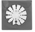QWORK Bevel Gauge, Stainless Steel Axe Angle Gauge, Round Shape Knife Angle Finder for Measuring Knife Angle