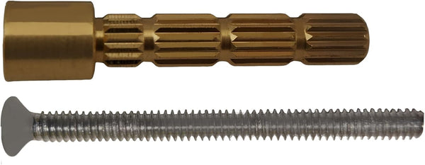 Extension Stem Repair Compatible with Gerber Shower Tub Valve, Brass Trim Kit, 3-inch Length