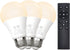 Gupuzm A19 LED Remote Control Bulbs, 800LM 9W, Equivalent to 60W Bulbs,
