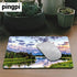 Pingpi Gaming Mouse Pad with Custom Design, Grand Teton Snowy Mountains, 9.5 x 7.9 Inch