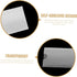 90pcs balacoo Self-Adhesive Transparent Card Sleeves for Organizing Labels and Material Cards for Whiteboards Monitors