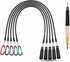 Lewtemi 5 Sets 24 Inch Pen Leash Tether for Clipboard Lanyard Carpenters