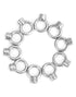 QWORK 10 Pack, 5/16" 316 Lifting Eye Nut, UNC Marine Grade Stainless Steel