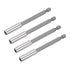 uxcell 4pcs 1/4 Inch Hex Shank by 4 Inch Magnetic Bit Holder Extension for Power Tool