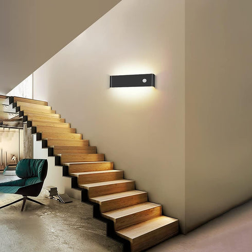 Sorfia 12W 3000K, 1 Pack) LED Hardwired Motion Sensor Light Indoor Wall Sconce, Motion Sensor Wall Light Indoor Sconce