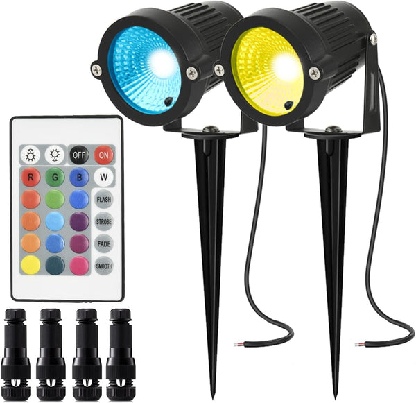 Low Voltage Landscape Lights Color Changing RGB 5W DC12V LED Landscape Lighting