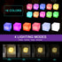 callyan 4-Inch Dimmable LED Glow Cube Waterproof Rechargeable Adjustable RGB Color Changing with Remote Control, Night
