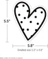 Carson Dellosa Kind Vibes 36-Piece Heart Bulletin Board Cutouts, Bright Neon and Black & White Heart Cutouts for