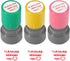 PEUTIER 3pcs Pleasure Serving You Stamps, Server Stamps for Checks Stationery Stamp Self