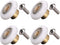 Set of 4 Dia 19mm Stainless Steel Shower Door Wheels, Rollers Runners, White, 19mm x 5mm (Stainless Steel, 4PCS)