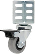 Shepherd Hardware 8126E Swivel Corner Caster, Gray
