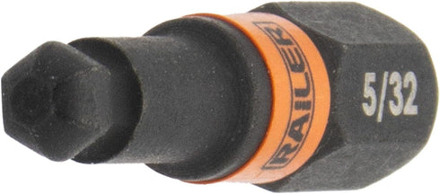 Ball End Hex Bit Set - Railer 1 Inch Impact Driver 20pc Hex Bit Set with Bit Holder & Carabiner, Premium S2 Steel