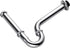 Brass 1-1/4" P-trap Pipe, Adjustable Height Sink Waste Drain Kit, Chrome