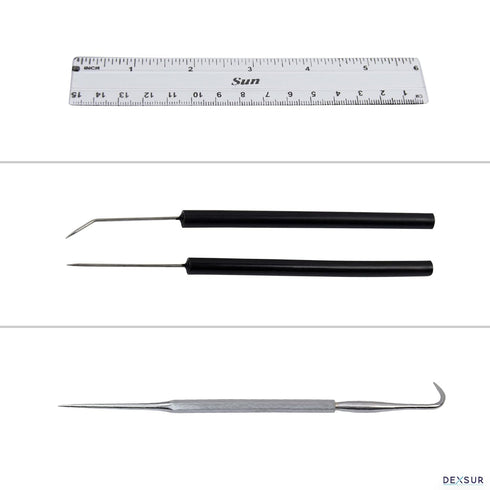 Stainless Steel Dissection Kit for Biology Lab & Anatomy, Scalpel Knife Set for Medical & Veterinary Students, 12 Pcs