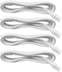 DiCUNO T5 T8 Tube Light Extension Cords 4.9FT, Female to Female 3 Pin LED Tube Connector Cable