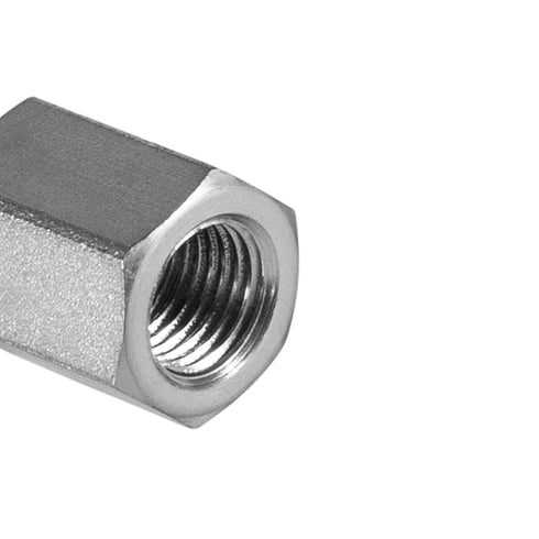 PD342 Series PD Steel Test Port and Diagnostic Equipment Quick Nipple, 1/8" Body Size, 1/4"-18 NPTF Thread Size, 1.63"